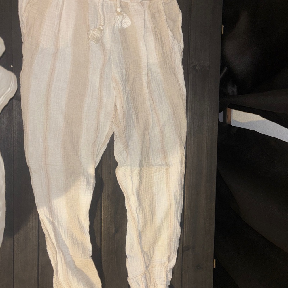 Ocean Drive Cream Swim Coverup Pants